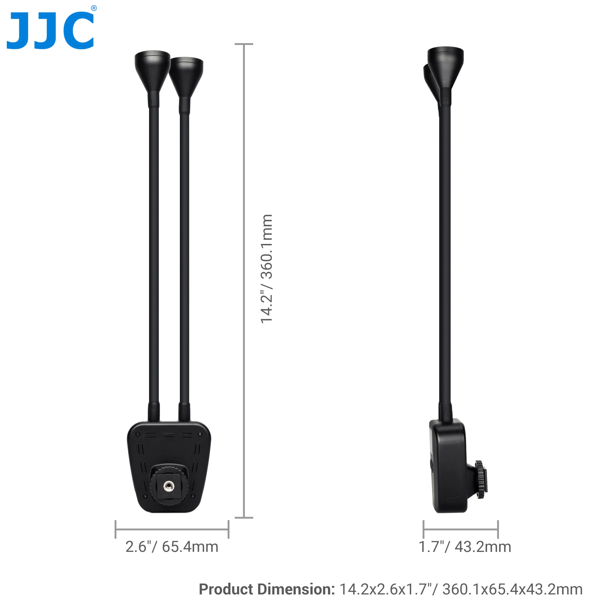 JJC Macro Arm Light LED Lamps Speedlight for Canon 5D